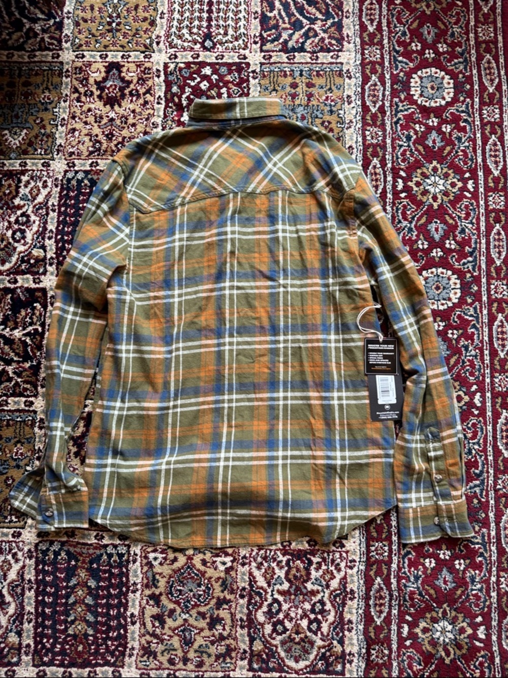 Mountain Khakis Homestead Long Sleeve Flannel Classic Fit, Medium - Picture 2 of 5